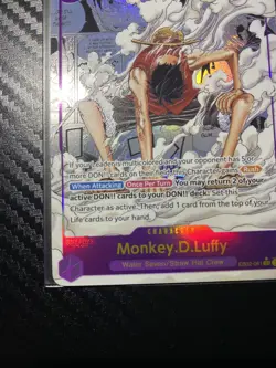 One Piece English EB02-061 Manga Alternate Art Monkey D. Luffy 25th Anniversary - Image 4