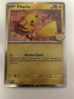 Pikachu (Pokemon Day 2026) 051/162 Promo Card - Image 1