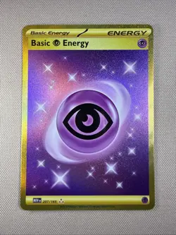 Pokemon TCG Psychic Energy Scarlet Violet-151 Hyper Rare Card 207/165 NM - Image 1