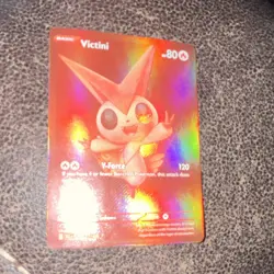 Pokemon Victini Basic 80 HP 120 Attack Holo Fire Card Standard Pokemon TCG - Image 1