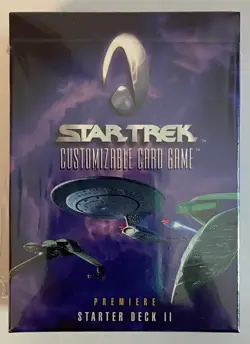 Star Trek CCG - *Starter Deck II* - (60 Cards) Factory Sealed - Image 1
