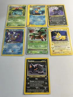 Pokemon TCG Vintage Card Lot Charmander Bulbasaur Squirtle 1st Ed Holo English - Image 1