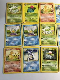 Pokemon TCG Vintage Card Lot Charmander Bulbasaur Squirtle 1st Ed Holo English - Image 4