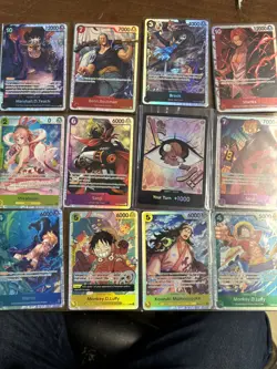 One Piece Tcg LOT 57 Card Collection! DON SR R L P! - Image 1