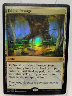 Fabled Passage *Foil* NM English MTG Throne of Eldraine 244/269 - Image 1