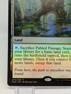Fabled Passage *Foil* NM English MTG Throne of Eldraine 244/269 - Image 4