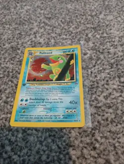 Pokemon TCG Politoed Neo Discovery Holo Card 8/75 1st Edition WOTC Vintage - Image 1