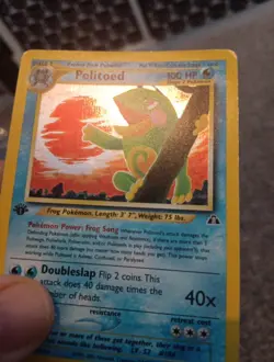 Pokemon TCG Politoed Neo Discovery Holo Card 8/75 1st Edition WOTC Vintage - Image 5