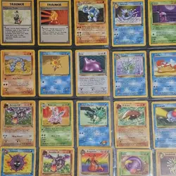 Pokemon Fossil & Base Set 80 Card Lot Holo & Regular Gengar Lapras Articuno - Image 2