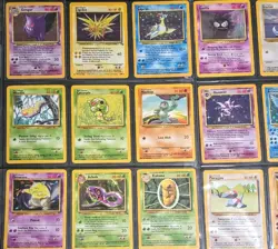 Pokemon Fossil & Base Set 80 Card Lot Holo & Regular Gengar Lapras Articuno - Image 5