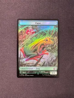 FROG (0018) DOUBLE-SIDED TOKEN FOIL - Magic: The Gathering - NM/M - Image 1