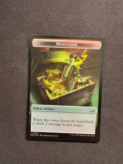 ROBOT // MUNITIONS DOUBLE-SIDED TOKEN FOIL - Magic: The Gathering - NM/M - Image 1