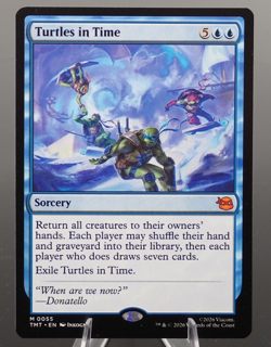Turtles in Time Regular Teenage Mutant Ninja Turtles MTG NM Mythic - Image 1
