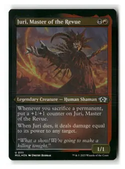 Juri, Master of the Revue (Foil Etched) 111 MoM: Multiverse Legends MTG Foil LP - Image 1
