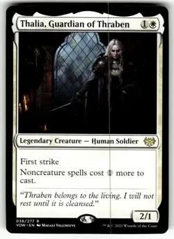 MTG Magic the Gathering Thalia, Guardian of Thraben (24/175) Dark Ascension - Image 1