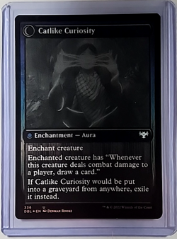 MTG Magic The Gathering Innistrad Double Feature Foil #336 Mischievous Catgeist - Image 2