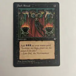 Dark Ritual MTG Ice Age Regular - LP/MP - Image 1