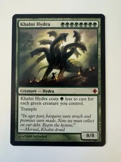 2010 Khalni Hydra Rise of the Eldrazi Regular, Near Mint, Magic the Gathering - Image 1