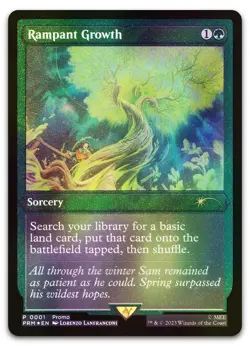 Rampant Growth (Foil Etched) #1 (NM) WPN & Gateway Promos WPN Magic MTG - Image 1