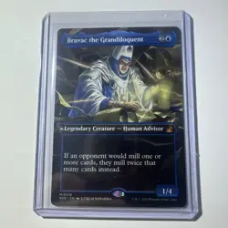 MTG Bruvac The Grandiloquent Legendary Creature Muthic Rare Borderless 0418 NM - Image 1