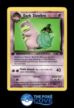 Dark Slowbro 29/82 | Team Rocket Unlimited | Pokemon Rare | LP - Image 1
