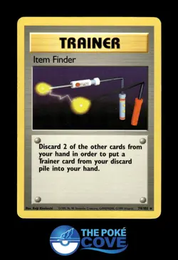 Item Finder 74/102 | Base Set Unlimited | Pokemon Rare | NM - Image 1