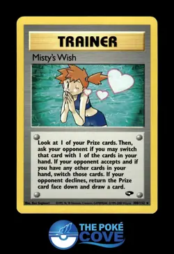 Misty's Wish 108/132 | Gym Challenge Unlimited | Pokemon Rare | LP - Image 1