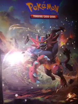 pokemon trading card folder Album holds 240 binder wallet + 2 FREE Gold Cards UK - Image 2