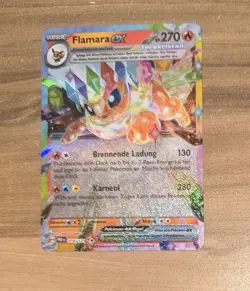 Pokemon Karte | Flamara ex 014/131 | Prismatische Entwicklungen | Deutsch | NM - Image 1