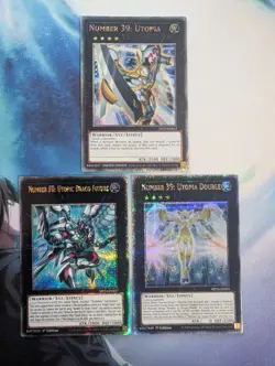 YuGiOh! Number 39 Utopia Package Quarter Century Rare Double F0 + OG MP24/TN23 - Image 1