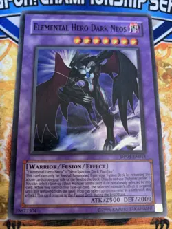 Yugioh Elemental Hero Dark Neos DP03-EN014 LP - Image 1
