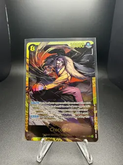 One Piece The Azure Sea’s Seven Crocodile OP14-120 Secret Rare SEC NM - Image 1