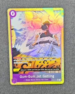 Gum-Gum Jet Gatling (Alternate Art) OP03-072 Premium Booster -TheBest- Vol. 2 - Image 2