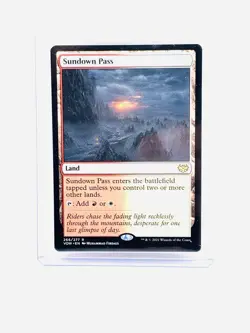 Magic The Gathering, Sundown Pass, Innistrad: Crimson Vow Regular, MT/NM - Image 1