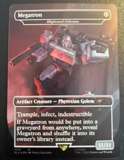 MTG Megatron Blightsteel Colossus Secret Lair Non Foil | NM/Mint - Image 1