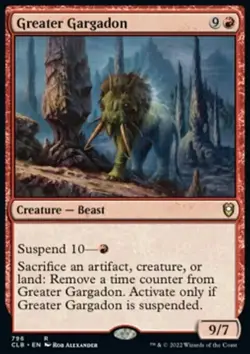MTG Greater Gargadon (796/1023) Commander Legends Battle for Baldur's Gate NM - Image 1