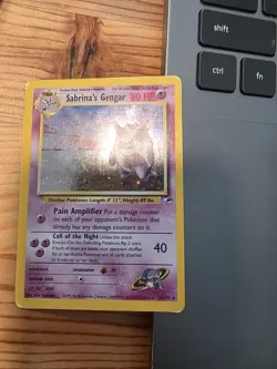 Pokemon Sabrina’s Gengar 14/132 Holo Rare Gym Challenge WOTC 2000 LP - Image 3
