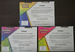 3x Pokemon TCG Costco Exclusive Elemental Powers GX Tin And Pokeball 2 Pack - Image 2
