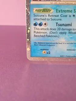 2011 Pokemon Call Of Legends Shiny Suicune SL11 MP - Image 5