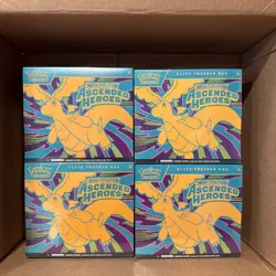 Lot 4x Pokemon Mega Evolutions Ascended Heroes New Sealed Elite Trainer Box ETB - Image 1