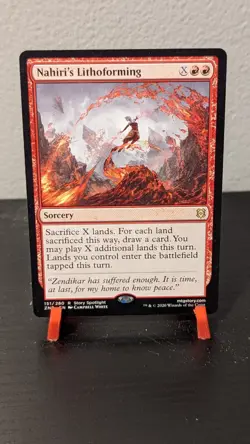 MTG Nahiri's Lithoforming Zendikar Rising 151/280 Regular Rare - Image 1