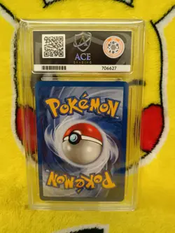 Pokemon Base Set 4th UK Print 1999-2000 Machoke 34/102 Ace Graded 8 NM-MT - Image 3