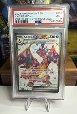 2023 Pokemon Scarlet & Violet - SVP Black Star Promos Charizard #056 PSA 9 MINT - Image 1