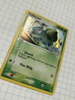 Pokemon TCG Bulbasaur Stamped Reverse Holo 46/100 Crystal Guardians 2006 LP/MP - Image 3