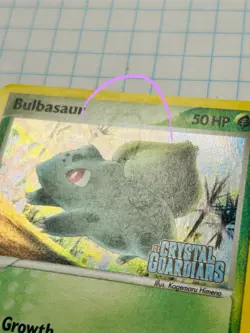 Pokemon TCG Bulbasaur Stamped Reverse Holo 46/100 Crystal Guardians 2006 LP/MP - Image 5