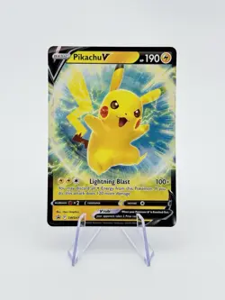 Pikachu V Promo Lot x3 SWSH061 SWSH143 SWSH285 Black Star Pokemon TCG NM - Image 5