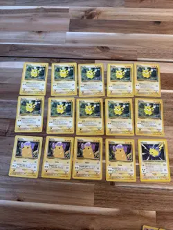 Pokemon Pikachu X15 Lot, Base Set 58/102 Base Set 2, Jungle 60/64 And More - Image 1
