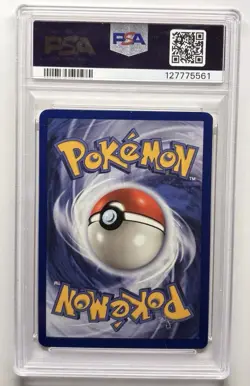 1999 Pokemon TCG Kabuto Fossil 1st Edition PSA 8 - Image 2