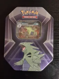 Pokemon TCG Triple Whammy Collector's Tin - Tyranitar - SEALED - Image 1