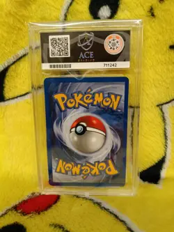 Pokemon Base Set 4th UK Print 1999-2000 Nidoran Male 55/102 Ace Graded 8 NM-MT - Image 3